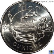 20 Cents - Elizabeth II 4th Portrait - Anzac Spirit - Curious, Australia, 2018 reverse image
