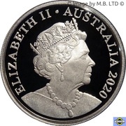 20 Cents - Elizabeth II 6th Portrait - Fine Silver Proof obverse image
