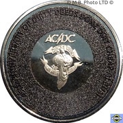 20 Cents - Elizabeth II 6th Portrait - AC/DC - Dirty Deeds Done Dirt Cheap, Australia, 2021 reverse image