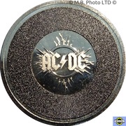 20 Cents - Elizabeth II 6th Portrait - AC/DC - 45th Anniversary, Australia, 2021 reverse image