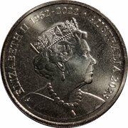 20 Cents In the name of Elizabeth II; 6th Portrait - Edward the Emu obverse image