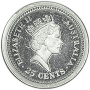 25 Cents - Elizabeth II 3rd Portrait - The Dump obverse image
