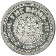 25 Cents - Elizabeth II 3rd Portrait - The Dump, Australia, 1990 reverse image