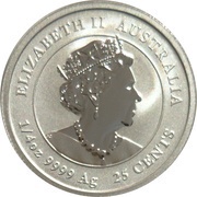 25 Cents - Elizabeth II 6th Portrait - Year of the Ox obverse image