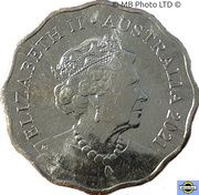 30 cents - Elizabeth II 6th Portrait - 30 Years of the Wiggles; New Wiggles obverse image