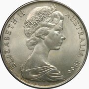 50 Cents - Elizabeth II 2nd Portrait - Pattern obverse image