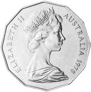 50 Cents - Elizabeth II 2nd Portrait - Fiji Reverse Mule obverse image
