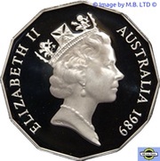 50 Cents - Elizabeth II 3rd Portrait - Masterpieces in Silver - Captain Cook obverse image