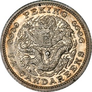 10 Fen - Guangxu Pattern, China, 1900 reverse image