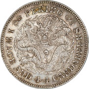 20 Fen - Guangxu Pattern, China, 1900 reverse image