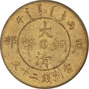 20 Cash - Guangxu With minting authority; brass obverse image