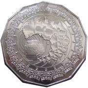 50 Cents - Elizabeth II 4th Portrait - Royal Visit, Australia, 2006 reverse image