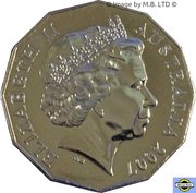 50 Cents - Elizabeth II 4th Portrait - Diamond Wedding Anniversary obverse image