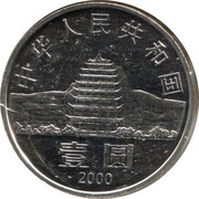 1 Yuan Dunhuang Cave obverse image