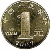 1 Yuan Year of the Pig obverse image