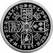 50 Cents - Elizabeth II 4th Portrait - Proclamation Shilling Tribute, Australia, 2008 reverse image