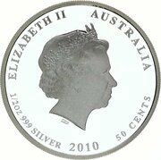 50 Cents - Elizabeth II 4th Portrait - Moray Eel obverse image