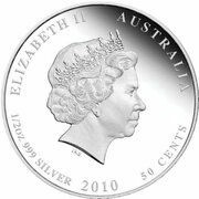 50 Cents - Elizabeth II 4th Portrait - Bush Babies - Sugar Glider obverse image