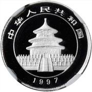 5 Yuan Panda; Platinum obverse image