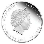 50 Cents - Elizabeth II 4th Portrait - Bush Babies - Koala obverse image