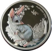50 Cents - Elizabeth II 4th Portrait - Bush Babies - Bilby, Australia, 2011 reverse image