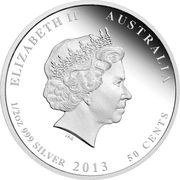 50 Cents - Elizabeth II 4th Portrait - Bush Babies - Possum obverse image