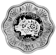 10 Yuan Year of the Pig obverse image
