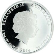 50 Cents - Elizabeth II 4th Portrait - Newborn obverse image