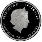 50 Cents - Elizabeth II 4th Portrait - Season's Greetings obverse image