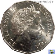 50 Cents - Elizabeth II 4th Portrait - AIATSIS obverse image