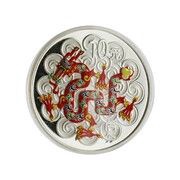 10 Yuan Year of the Dragon, China, 2012 reverse image