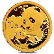 10 Yuan Panda, China, 2019 reverse image