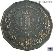 50 Cents - Elizabeth II 4th Portrait - Longest-Reigning Commonwealth Monarch, Australia, 2015 reverse image
