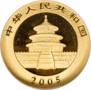 20 Yuan Panda obverse image