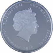 50 Cents - Elizabeth II 4th Portrait - Snugglepot and Cuddlepie™ obverse image