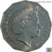50 Cents - Elizabeth II 4th Portrait - 12 - Holden Heritage 160 Years obverse image