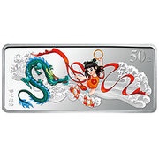 50 Yuan Folk Fairy Tales, China, 2002 reverse image