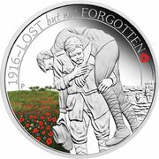 50 Cents - Elizabeth II 4th Portrait - 1916 Lost but not Forgotten, Australia, 2016 reverse image