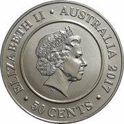 50 Cents - Elizabeth II 4th Portrait - Planetary Coins - Jupiter obverse image