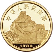 150 Yuan Year of the Dragon obverse image