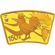 150 Yuan Year of the Rooster, China, 2017 reverse image