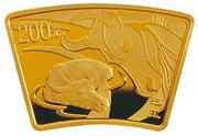 200 Yuan Year of the Ox, China, 2009 reverse image