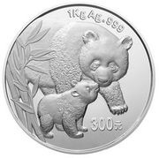 300 Yuan Panda, China, 2004 reverse image