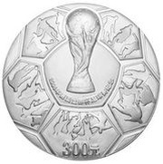 300 Yuan 2006 FIFA World Cup, Germany, China, 2005 reverse image