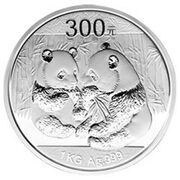 300 Yuan Panda, China, 2009 reverse image