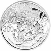 300 Yuan Year of the Dragon, China, 2012 reverse image