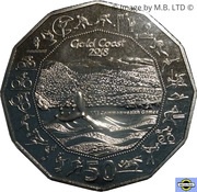 50 Cents - Elizabeth II 4th Portrait - Gold Coast 2018, Australia, 2018 reverse image