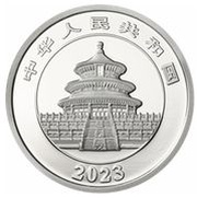 1000 Yuan Panda obverse image