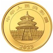 1500 Yuan Panda obverse image