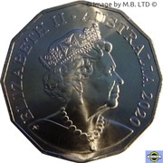 50 Cents - Elizabeth II 6th Portrait - Afghan Cameleers obverse image